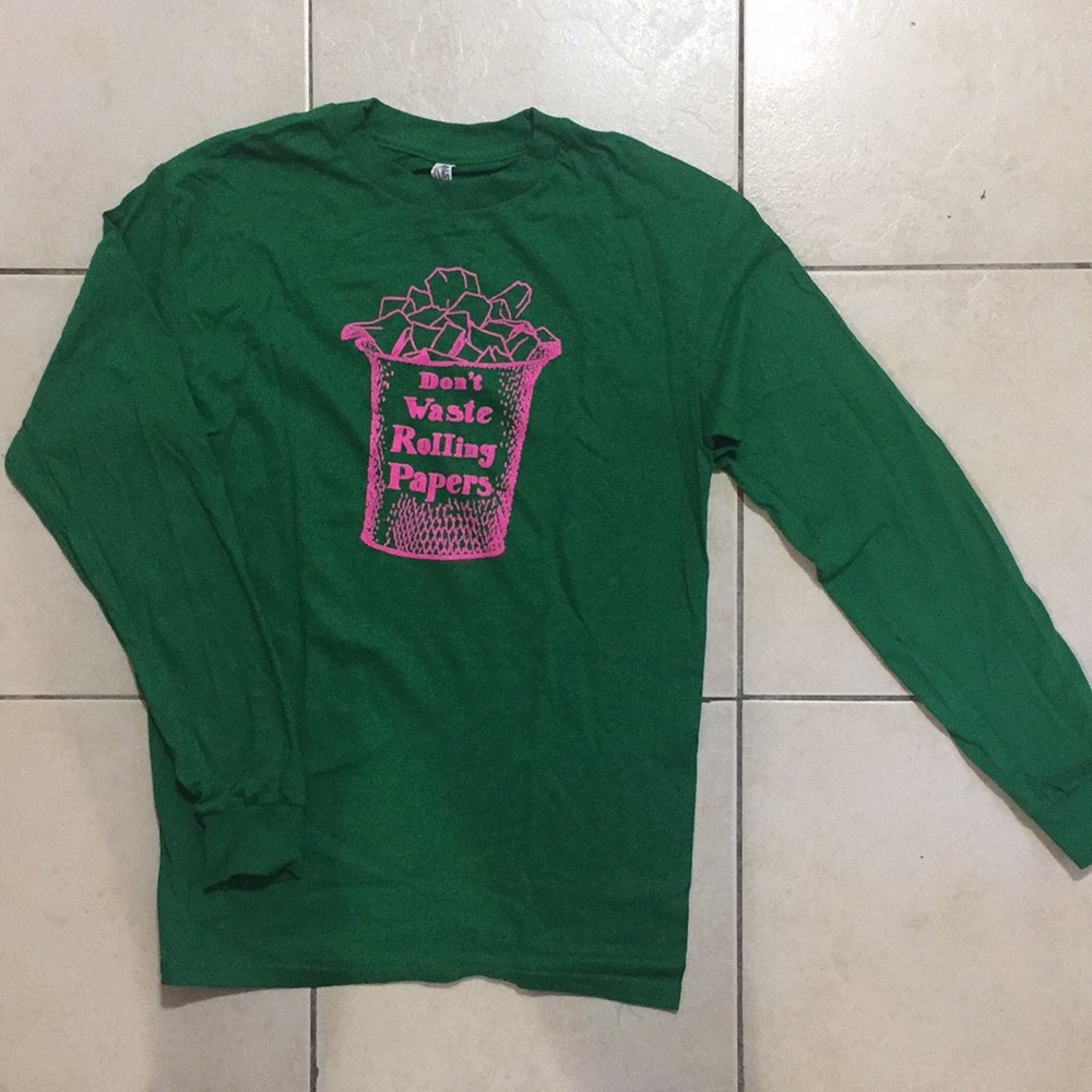 Long Sleeve Green T-shirt